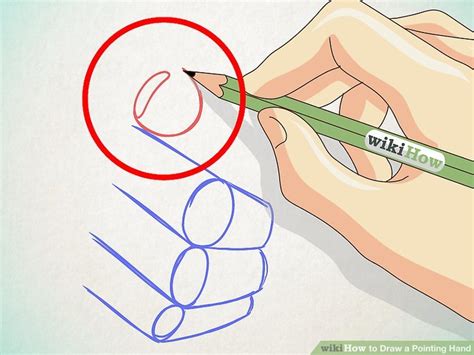 How To Draw A Pointing Hand 14 Steps With Pictures Wikihow