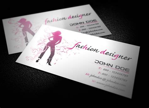 Select a shape, paper and finish to. Fashion designer business card ~ Graphics ~ Creative Market