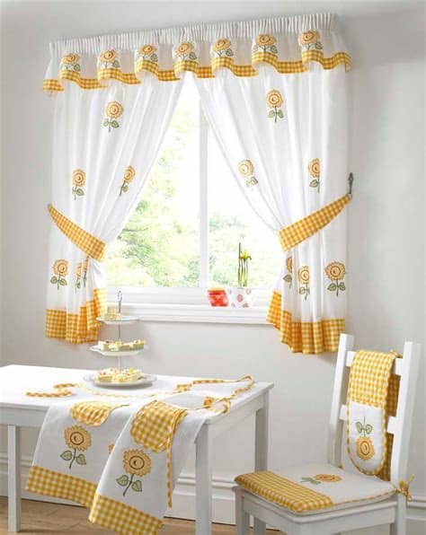 Cortina de cocina estampas sublimadas. Cortinas floridas para la cocina :: Imágenes y fotos
