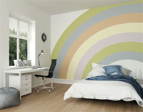 Bedroom Rainbow Mural 1000x780 Wallpaper