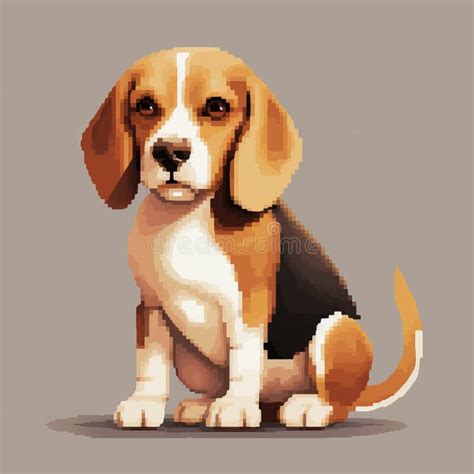 Dog Pixel Art Stock Illustrations 1586 Dog Pixel Art Stock