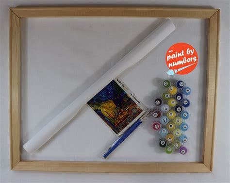 How To Stretch And Frame A Canvas Paint By Number Frame A Canvas