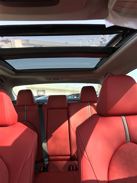 2018 Toyota Camry Xse Panoramic Sunroof Red Interior