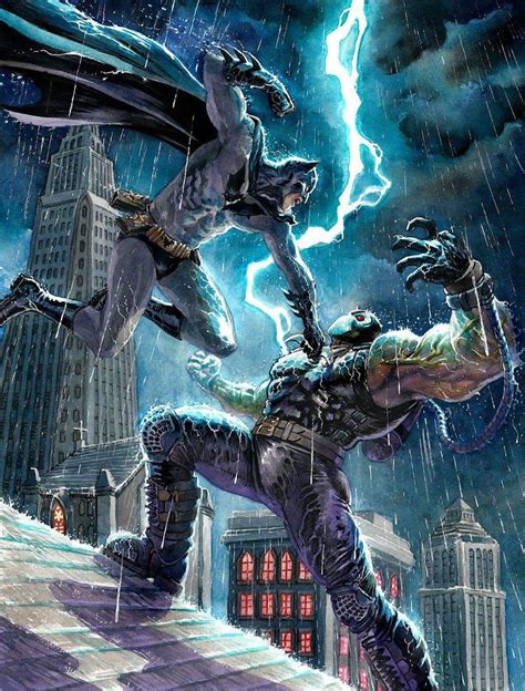 Artwork Batman Vs Bane By Daniel Govar Rdccomics