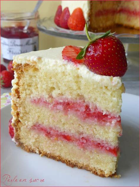Gateau Anniversaire Fraise Mascarpone