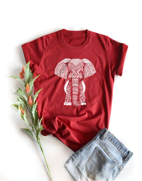 Elephant Graphic Shirt Elephant T Shirt Graphic T Shirt Etsy