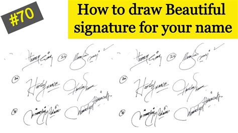 Beautiful Signatures How To Draw Beautiful And Attractive Signature