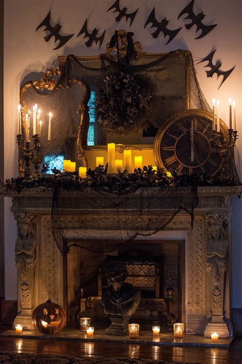 41 The Best Halloween Fireplace Decoration This Year Halloween