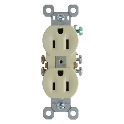 Pass And Seymourlegrand 15 Amp 125 Volt Residential Duplex Outlet Ivory