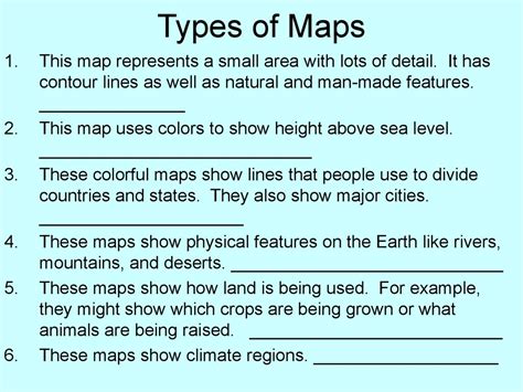 How Are Different Types Of Maps Distinguished Online Presentation
