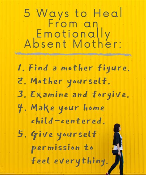 How To Heal From An Emotionally Absent Mother 5 Things For Daughters