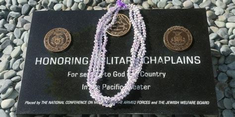 Ministry Of Military Chaplains Honored At Memorial Dedication Ceremony