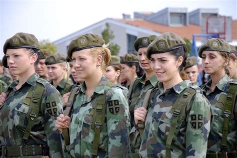 serbian female soldiers image females in uniform lovers group mod db