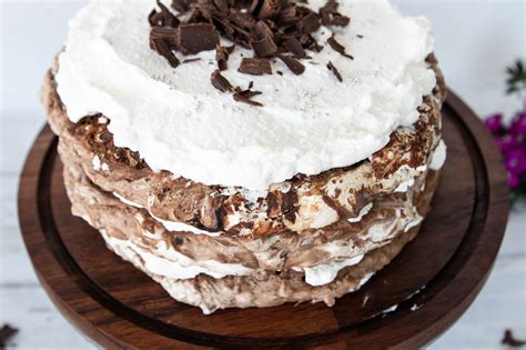 Hazelnut And Chocolate Meringue Cake The Fancy Pants Kitchen