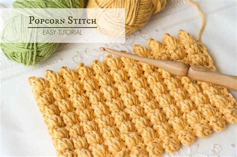 Here Is A Video About Easy Instructions On How To Crochet The Popcorn
