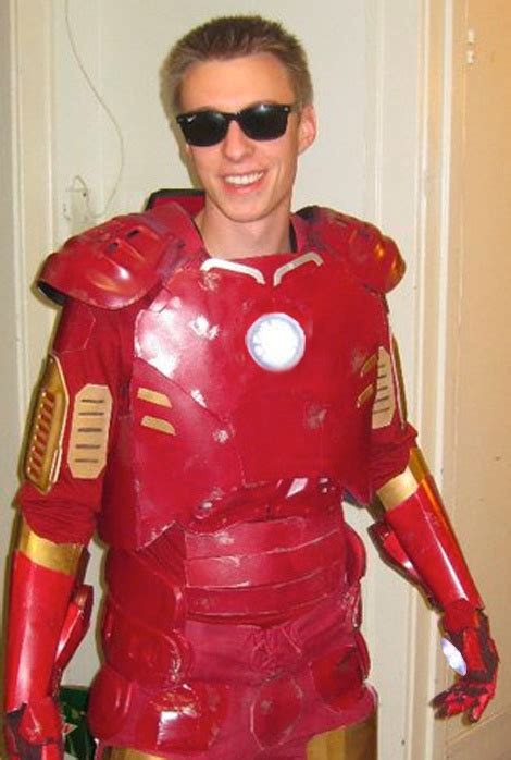 Last Halloween I Made An Iron Man Costume Out Of Cardboard I Really