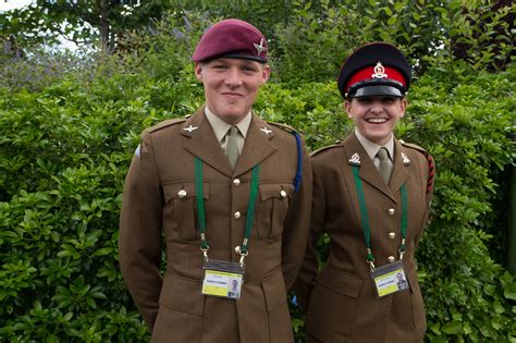 Private Neon Obrien And Kerry Richards 25 British Army Adjutant