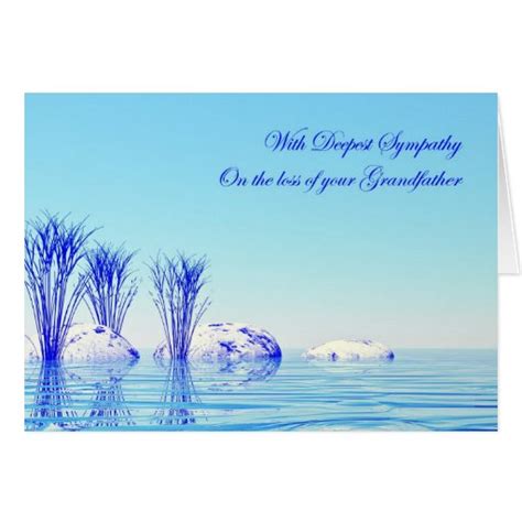 With Sympathy On Loss Of Grandfather Cards Zazzle