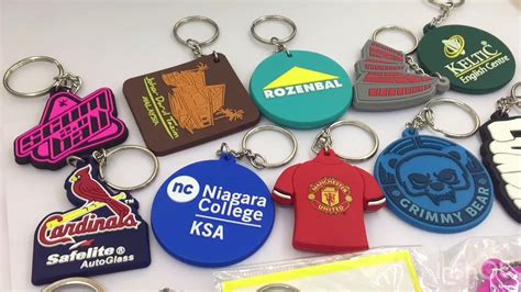 custom 2d 3d soft pvc keychains make rubber key chain with your logo free digital mock up for