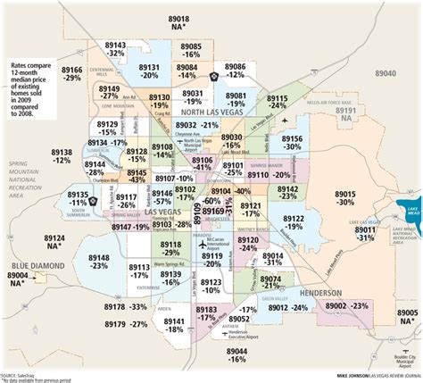 Las Vegas Map With Zipcodes Map Of World