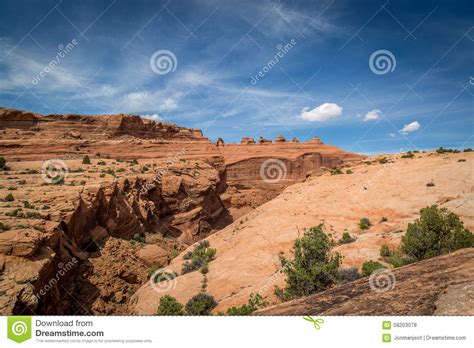 Sandstone Arches And Natural Structures Stock Photo Image Of Peak