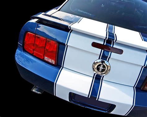 Red White And Blue Mustang Gt Rear Photograph By Gill Billington Fine