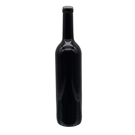 Black Wine Bottle Tall Glass Red Wine Bottle Hiking 75cl Glass Bottle Supplier