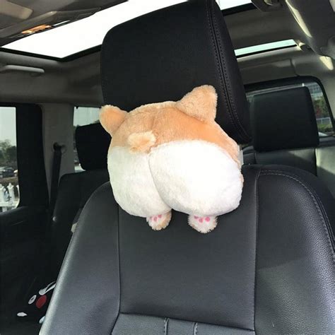 Corgi Butt Car Neck Pillow Headrest Etsy