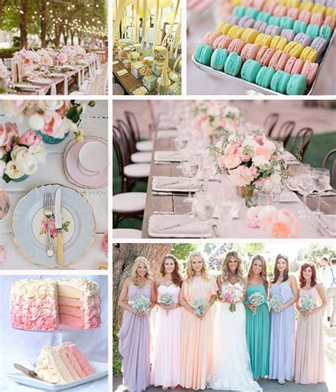 Pastel Color Wedding Inspiration By Linentablecloth