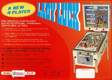 Lady Luck De Recel Máquina Recreativa