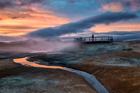 Hverir Поле Гейзеров Ne 2 Grand Island Iceland Sunrise Sunset Times