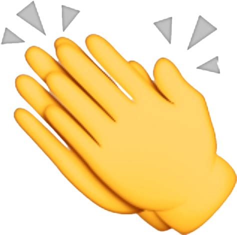 Clapping Emoji Png Transparent Png Emoji Hands Png Transparent Png