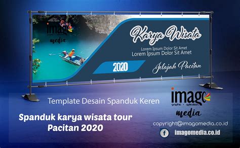 Desain Spanduk Karya Wisata Tour Pacitan 2020