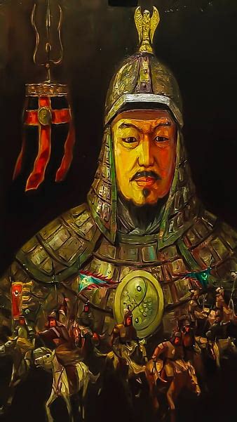 Mongolian Hero Cengiz Han Chingis Khaan Dark Genghis Khan Khan