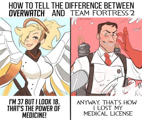 How This To Tell These Healers Apart Overwatch Know Your Meme