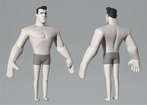 3d Model Cartoon Male Character Cgtrader