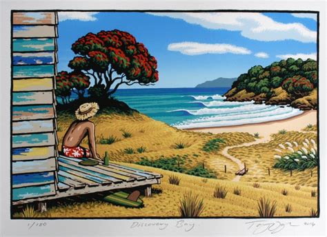 Discovery Bay Limited Edition Print By Tony Ogle New Zealand Fine Prints