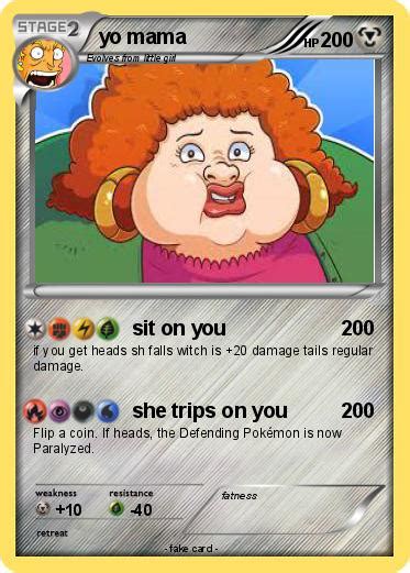Pokémon Yo Mama 493 493 Sit On You My Pokemon Card