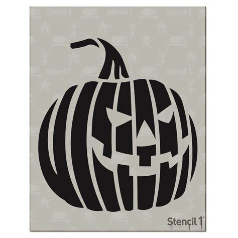 Jack O Lantern 2 Evil Stencil 85″x11″ Stencil 1