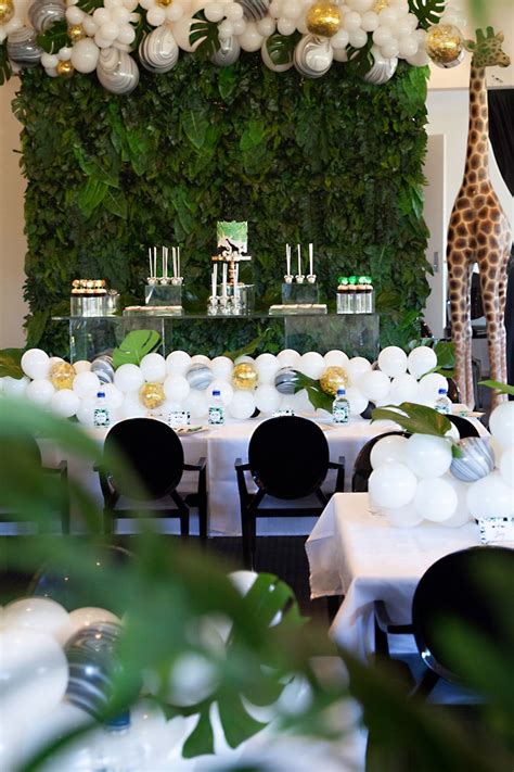 Just simply searching jungle on party city's website gave us pages of inspiration. Kara's Party Ideas Safari Wild One Birthday Party | Kara's ...