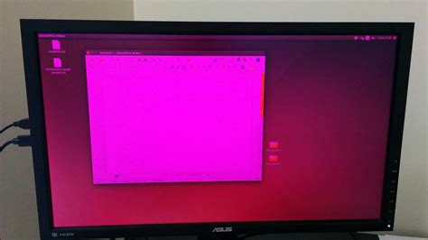 Nvidia Asus External Monitor Has Pink Tint Ask Ubuntu