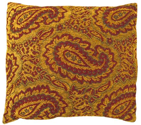 Vintage Paisley Tapestry Pillow On Vintage Decorative