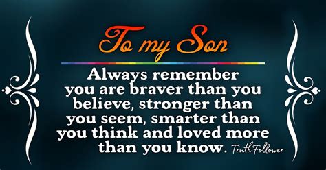 Beautiful Words To My Son