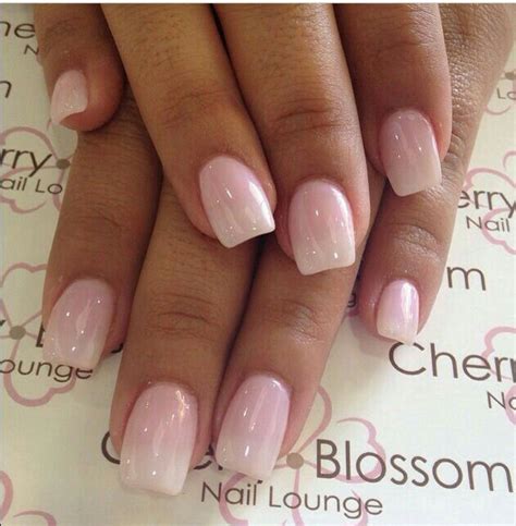 Pin by Belinda Day on Nails | Square acrylic nails, Short ... Short, sweet and subtle ombre.