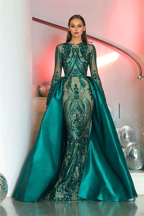 Style Portia Scarlett Plus Size Pageant Lace Emerald Green