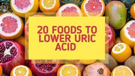High uric acid levels can result in a painful condition known as gout. 20 FOODS TO LOWER URIC ACID LEVEL NATURALLY!!! - YouTube