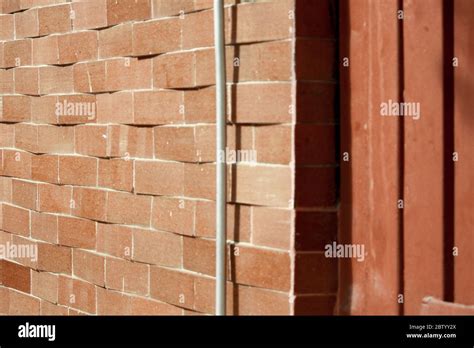 Closeup Photograph Of A Brick Wall Perspective Stock Photo Alamy