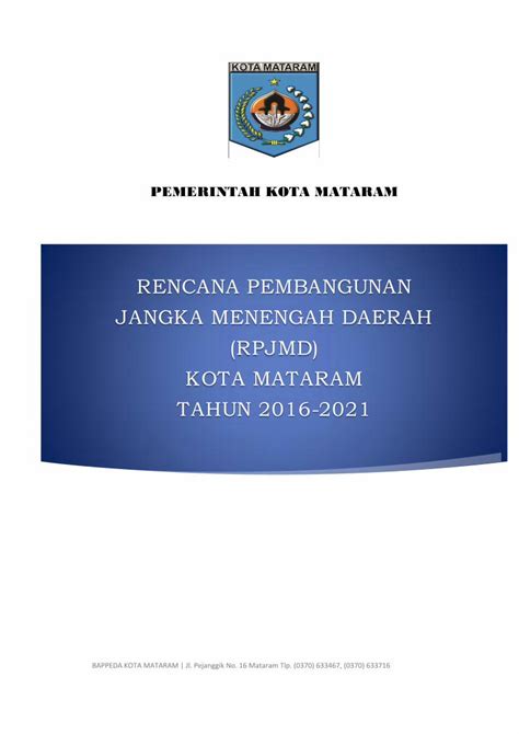 PDF PEMERINTAH KOTA MATARAM Sip Ppid Mataramkota Go Idsip Ppid