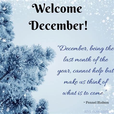 Welcome December Quotes