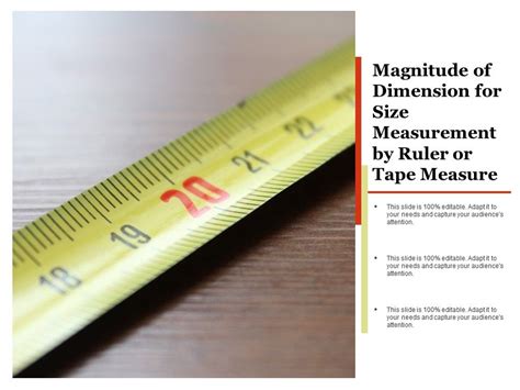 Magnitude Of Dimension For Size Measurement By Ruler Or Tape Measure